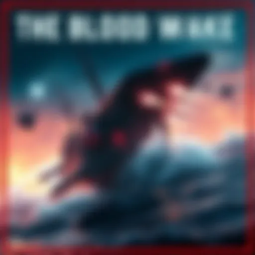 Scene from The Blood Wake teaser showing a dramatic water scene with a large ship in action