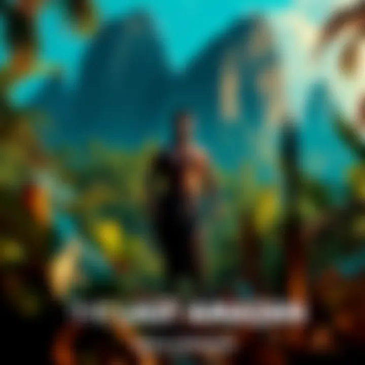 A breathtaking shot from The Last Amazon trailer featuring vibrant jungle scenery and a powerful character standing tall amidst nature