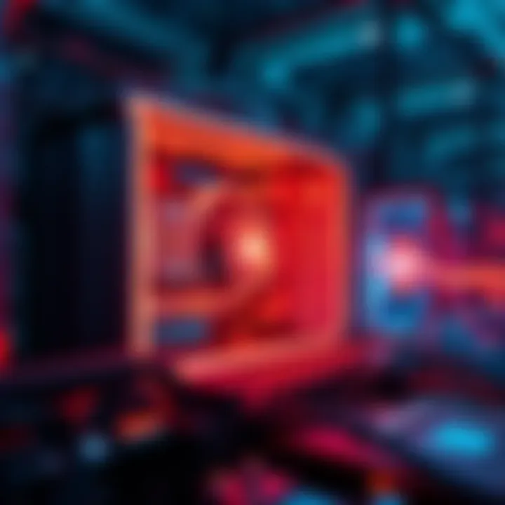 A thermodynamic computer generating an image with low energy use, showcasing energy efficiency in computing technology.