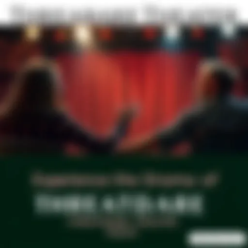 Actors passionately performing on stage during a Threadbare Theater show, showcasing emotional storytelling and dramatic expressions