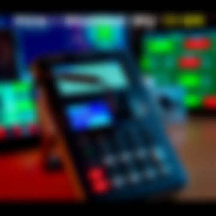 A modified TI-84 calculator showing a ChatGPT interface and a small camera attached to it.