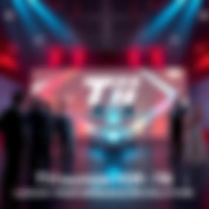 TII team presenting the Falcon H1R 7B model, showcasing its features and performance scores.