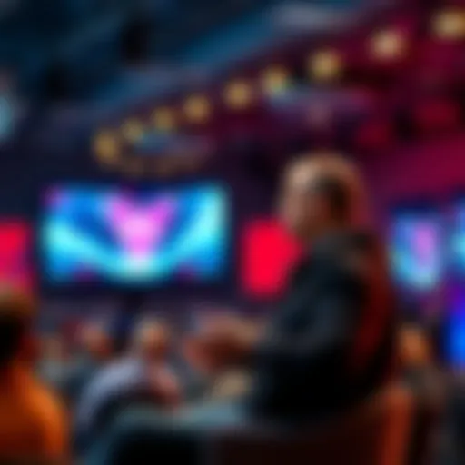 Tim Sweeney, founder of Epic Games, presenting his ideas on innovation at a technology conference