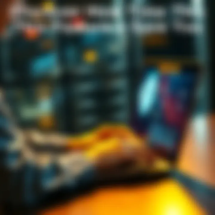 A person using a laptop with a clock showing saved time, illustrating efficiency in daily tasks.