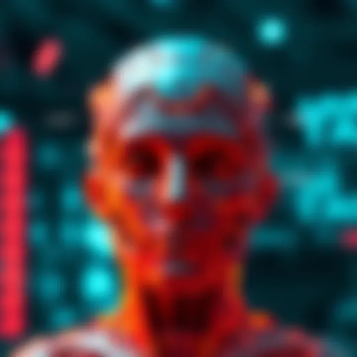 A digital representation of a tool designed to avoid AI image detection, showcasing various image adjustments like contrast and noise manipulation.