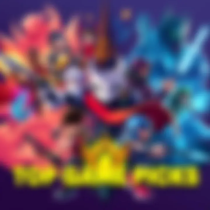A colorful collage of video game characters and scenes inspired by Hollow Knight, Silksong, and Hades, showcasing action and adventure themes.