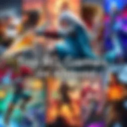Collage of popular Android RPG games showcasing various characters and scenes from fantasy adventures