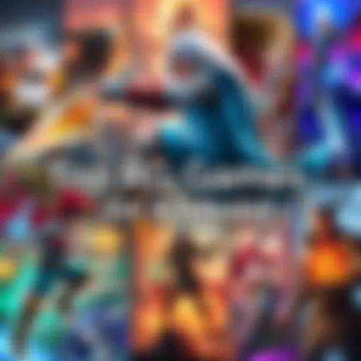 Collage of popular Android RPG games showcasing various characters and scenes from fantasy adventures
