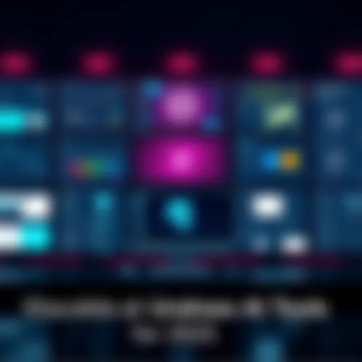A collage of various undress AI tools showcasing their user interfaces and features on computer screens