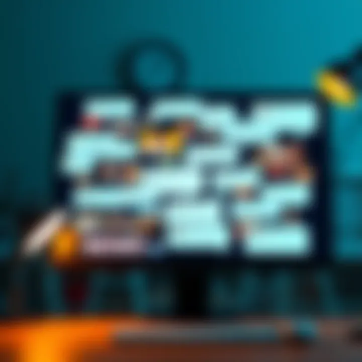 A collage of popular forum comments displayed on a computer screen with speech bubbles showing engaging replies