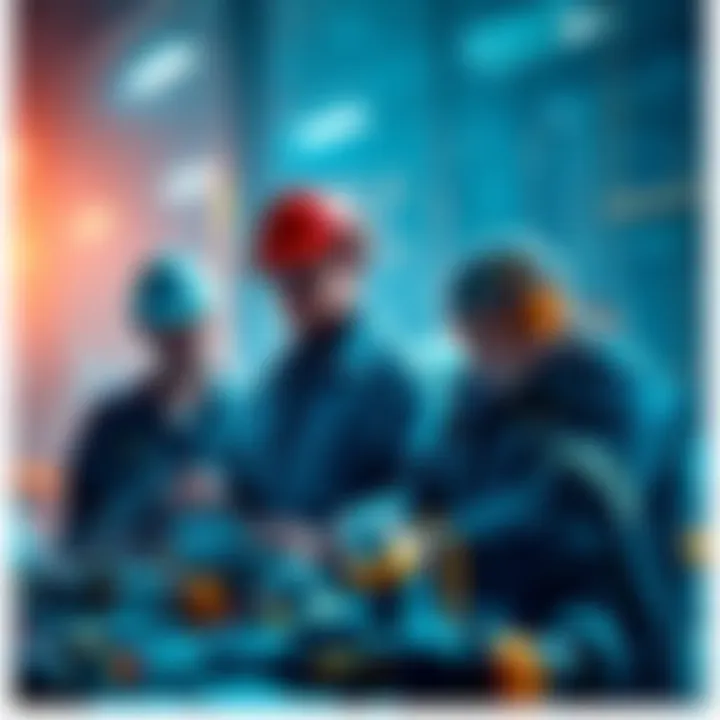 Top Prompt Engineers A group of skilled prompt engineers collaborating on a project, showcasing their innovative techniques and success in the field.