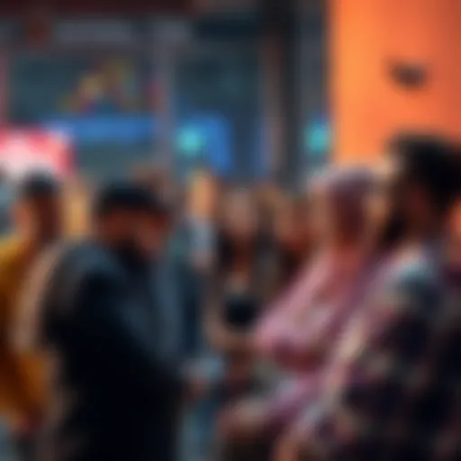 A diverse group of people engaged in a serious conversation about negativity in online discussions, showing concern and determination to create a positive online environment.