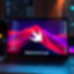 A macOS app interface showing LLM call tracing features in Swift programming language