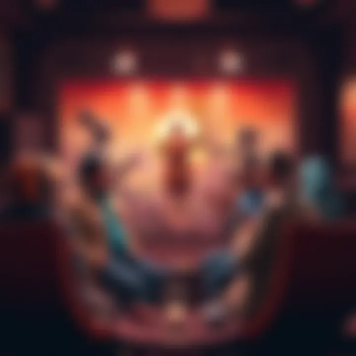 A group of traditional artists and tech enthusiasts engage in a conversation about the role of AI in art, highlighting their differing opinions.