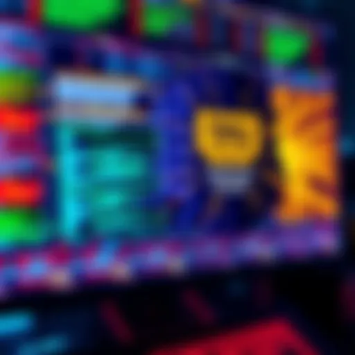 Illustration of a computer screen displaying complex data being processed, with TPU details highlighted