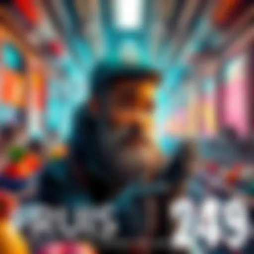 Trainman character exploring the FRUSTRAIN universe with creative elements around