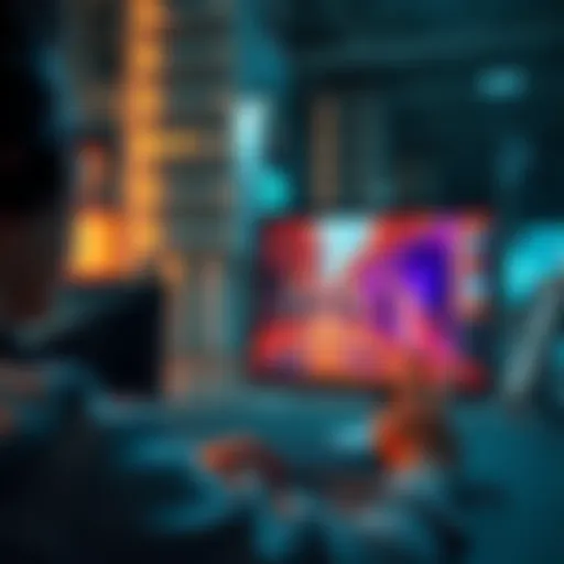A user interfaces with DomoAI, converting a static image into a lively video clip, showcasing vivid animations and creative transitions.