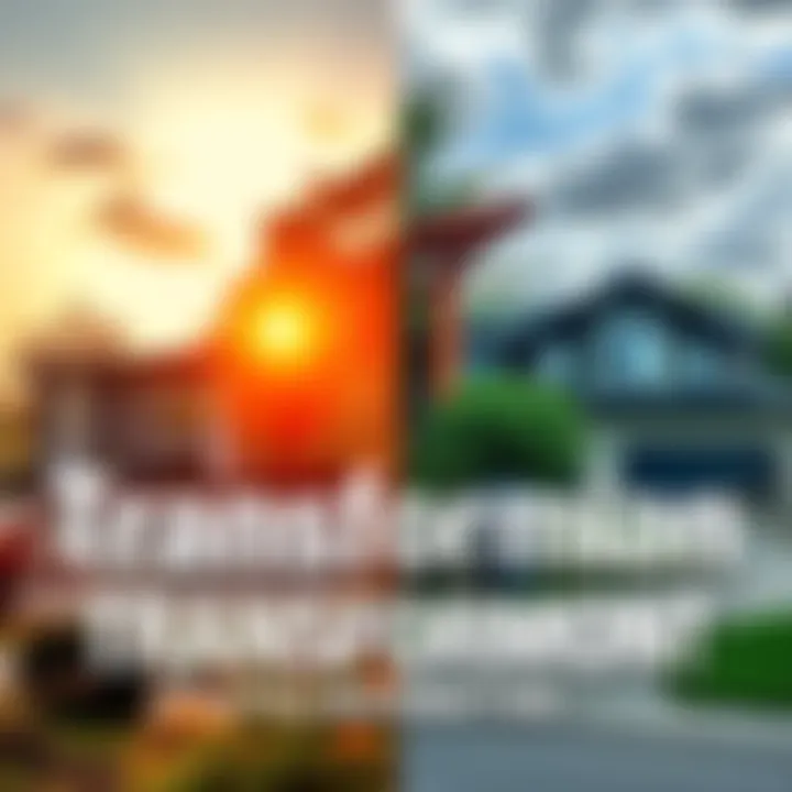 A before-and-after image showcasing significant changes in a community project or environment.