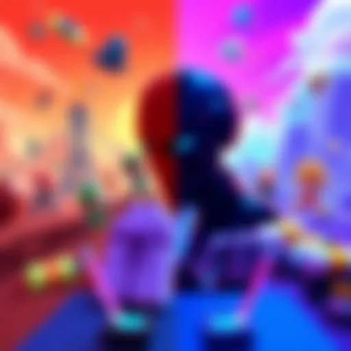 A comparison of classic game sprites and modern AI-generated art in a split-screen format, showcasing the evolution in game design.