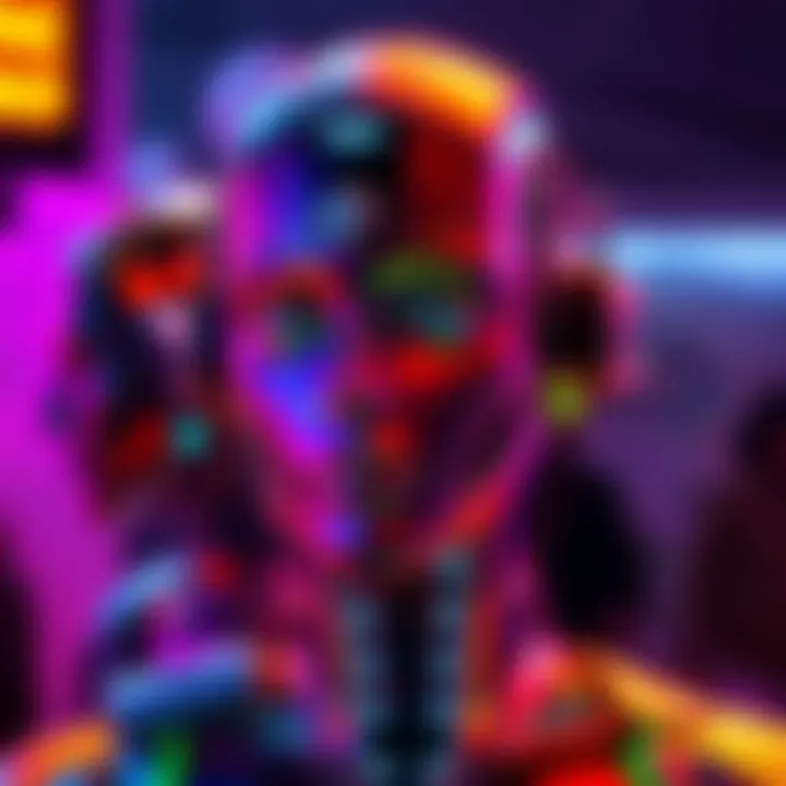 A colorful AI-generated artwork showcasing a unique style discussed on forums