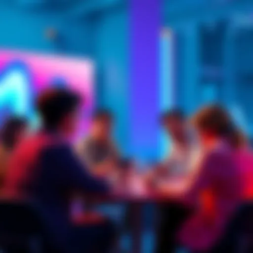 A group of people engaging in a lively discussion about the latest trends in technology and lifestyle for 2026