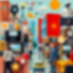 Trends in Daily Life 2026 A collage of technology, culture, and political symbols representing everyday life changes in 2026