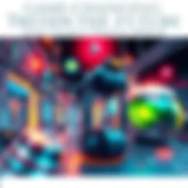 Illustration of futuristic technology and industries transforming by 2034