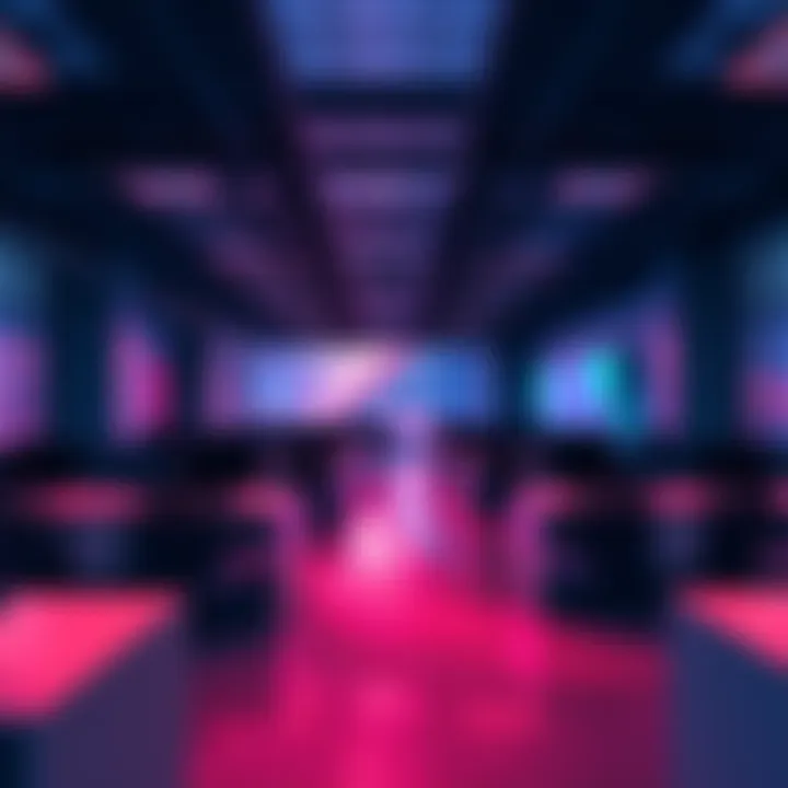 A visual effects studio office with empty desks and chairs, showing signs of a layoff announcement, highlighting the impact on employees and the industry.