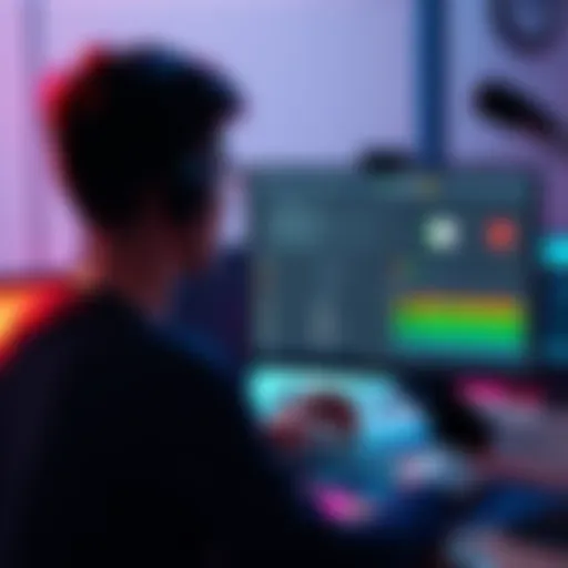 A person troubleshooting DMX signal issues on a computer using Touchdesigner software, showing input settings and connections.