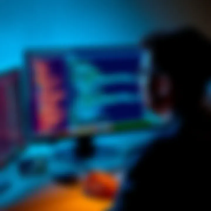 A person looking frustrated in front of a computer screen showing an unresponsive application while trying to start a project