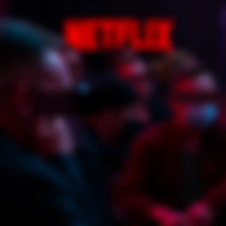 A still from Netflix's True Crime documentary featuring interviews with blurred faces to protect identity
