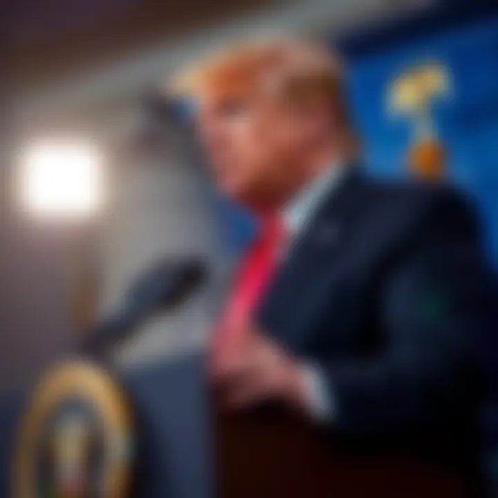 President Trump announces extension of TikTok shutdown deadline during a press conference.