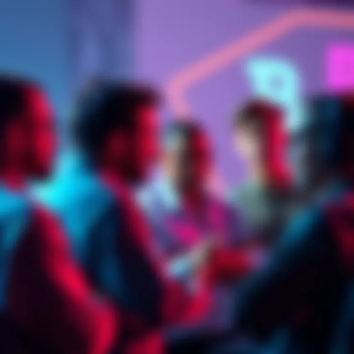 A group of people discussing Twitch management strategies, highlighting the importance of viewbots over content quality.