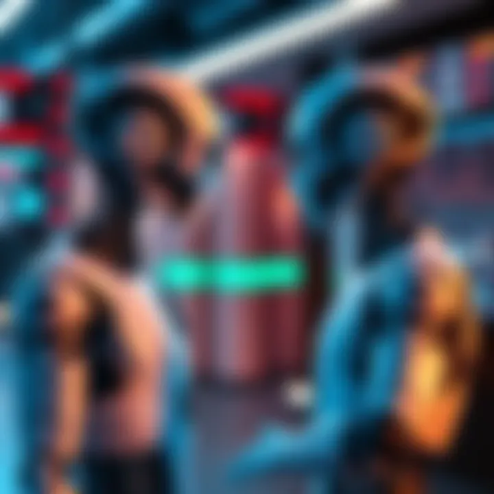 Two artificial intelligence systems in a conversation while trying to book a dentist appointment, with a digital interface in the background.