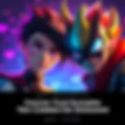 Two distinct character designs showcasing unique styles and colors without any context