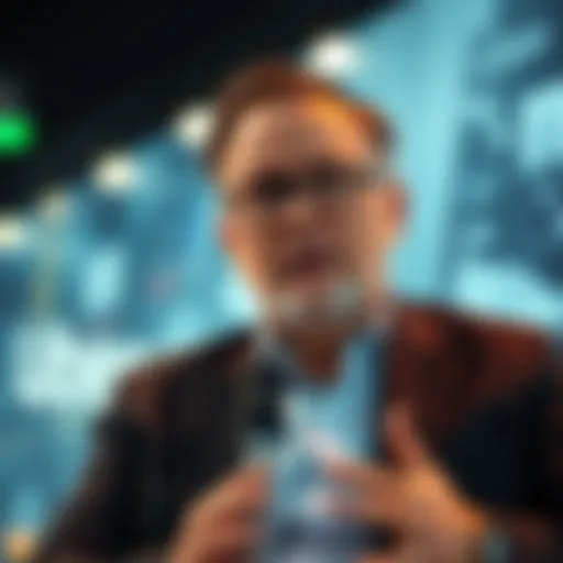 Uber's Chief Technology Officer talking about AI budget depletion with a concerned expression