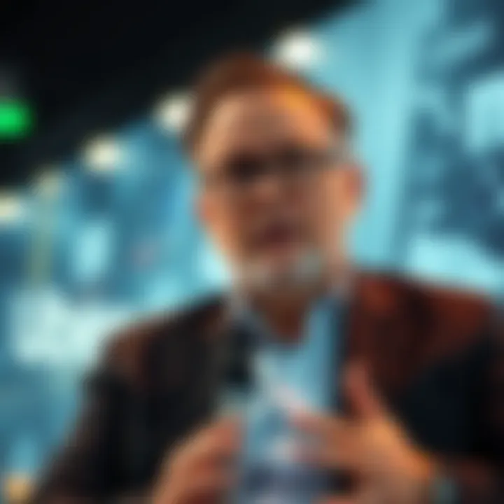 Uber's Chief Technology Officer talking about AI budget depletion with a concerned expression