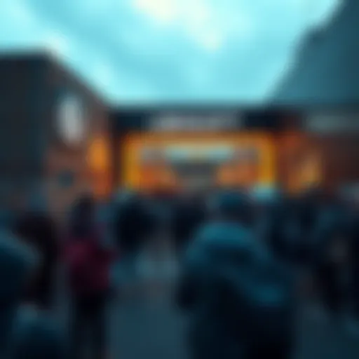 Employees gather outside Ubisoft Halifax Studio after its closure following a union drive.