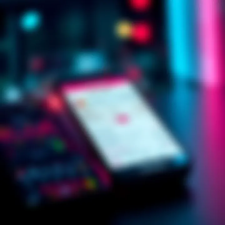 Graphic showing a banking app on a smartphone with exposed account information and salary details