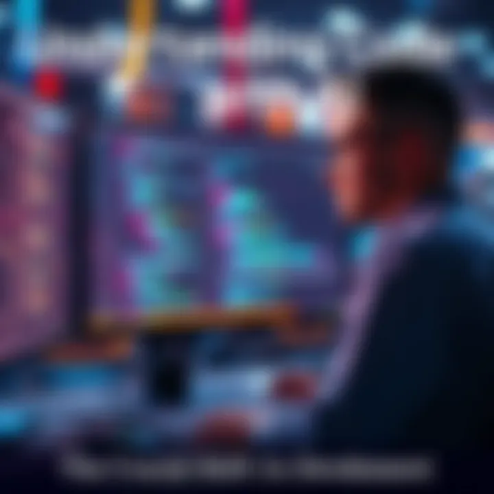 A programmer analyzing code solutions on a computer screen, emphasizing comprehension over mere coding skills.