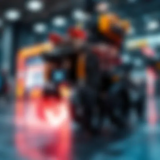 A close-up of a unique walking mechanism with visible mechanical parts demonstrating its design for enhanced mobility.