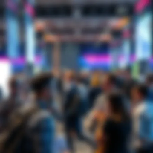 People networking at Unite conference in Barcelona, engaging in discussions and sharing ideas