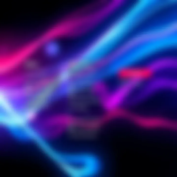 A visually appealing menu screen in Unity showcasing dynamic effects and smooth transitions