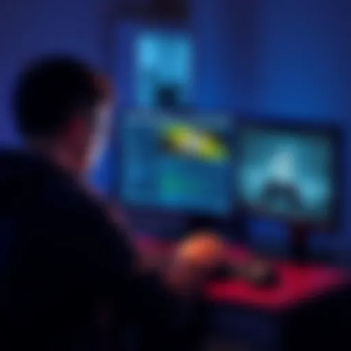 A person troubleshooting a Unity game crash on their computer, focused on resolving the issue with various tools open on the screen.