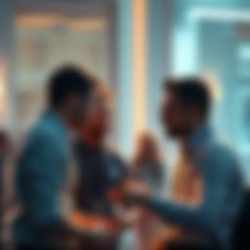 Group of developers engaged in conversation about Unity's trust and changes in leadership