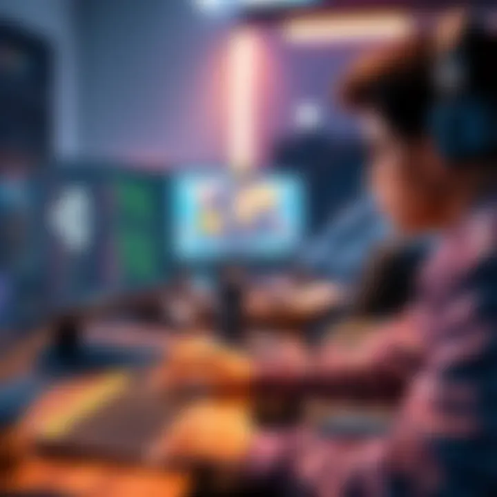 A beginner working on a Unity game project, focused on coding and creating characters on the screen.