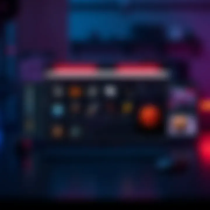 Unreal Engine FAB Assets in Blender A Blender interface displaying imported Unreal Engine FAB assets ready for use.