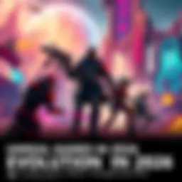 A vibrant scene showcasing enhanced graphics and gameplay elements from Unreal games in 2026, featuring characters and dynamic environments.