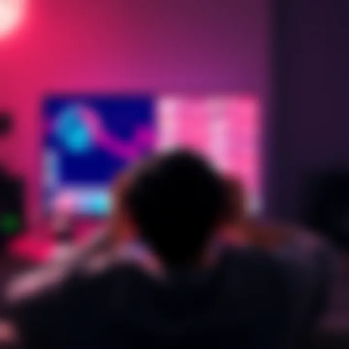 A person frustrated while trying to upload an MP4 video to ArtStation, with a loading screen stuck at 80%