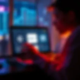 A person looking pensive while browsing AI chat options on a laptop, with ChatGPT and Gemini logos on the screen